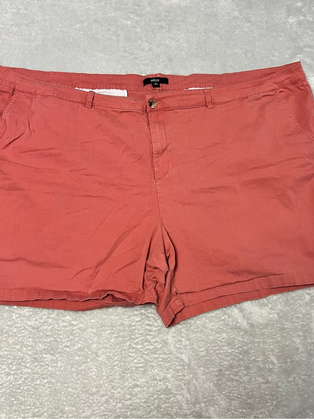 ellos Coral/Terra Cotta Women's Casual Shorts